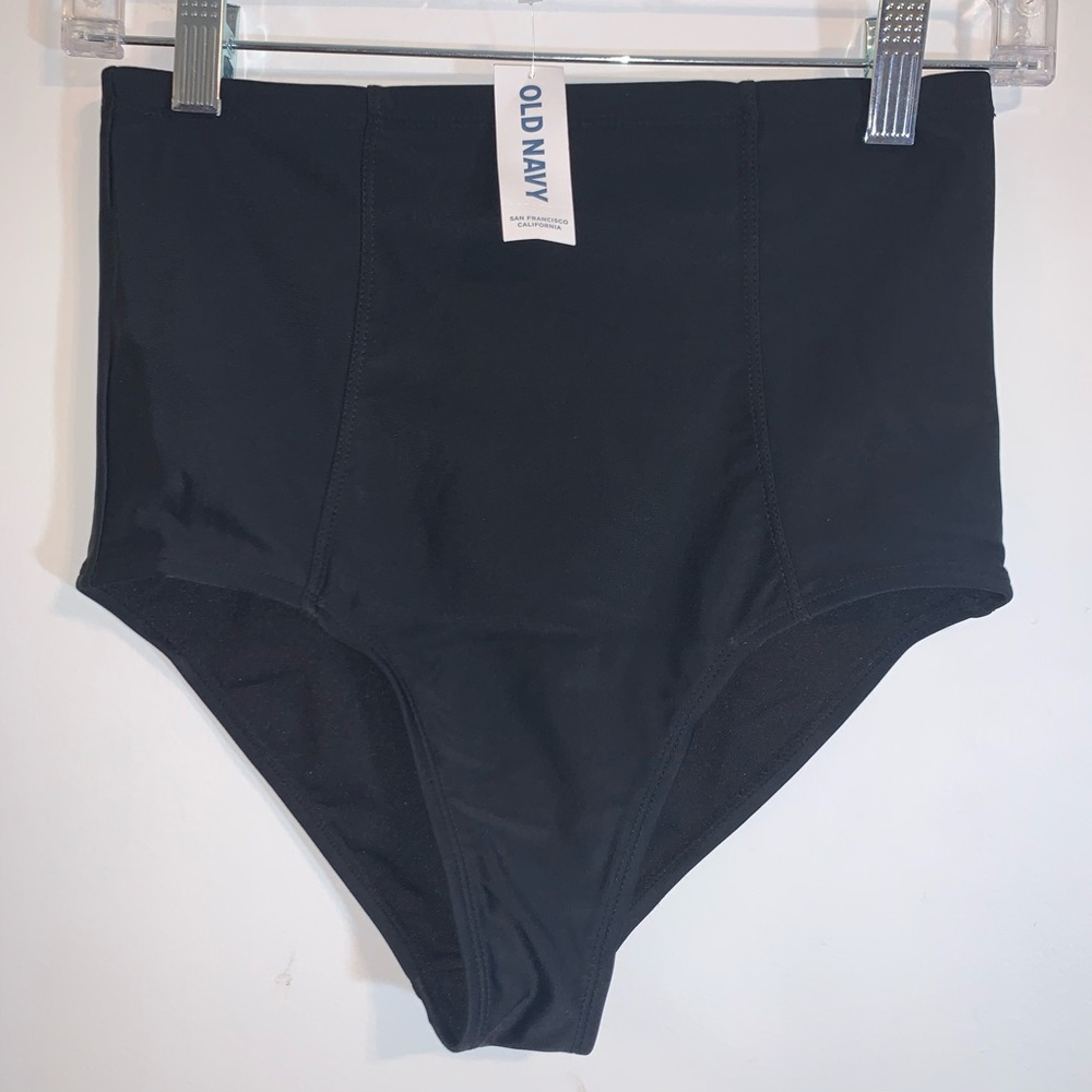 Old Navy High Waisted Black Bikini Bottom